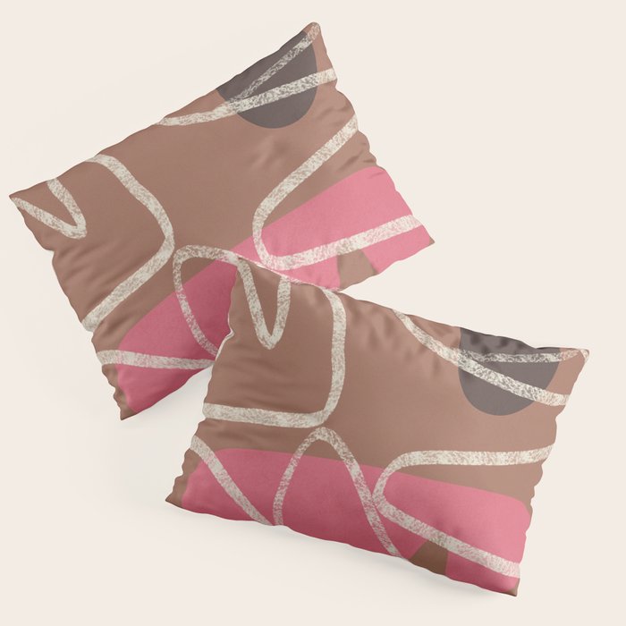 Organic Minimalist Layers 2 Pillow Sham Gallery Image 1