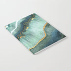 Gold Turquoise Agate Notebook Gallery Image 2