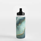 Gold Turquoise Agate Water Bottle Gallery Image 2