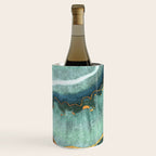 Gold Turquoise Agate Wine Chiller Gallery Image 1