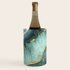 Gold Turquoise Agate Wine Chiller Gallery Image 3