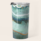 Gold Turquoise Agate Travel Mug Gallery Image 3