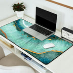 Gold Turquoise Agate Desk Mat Gallery Image 2