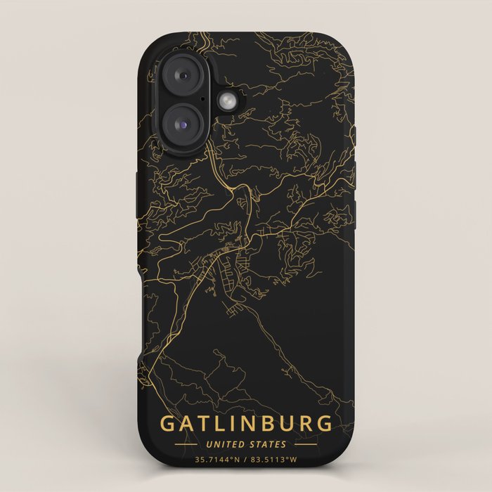 Gatlinburg, United States - Gold iPhone Case Gallery Image 1