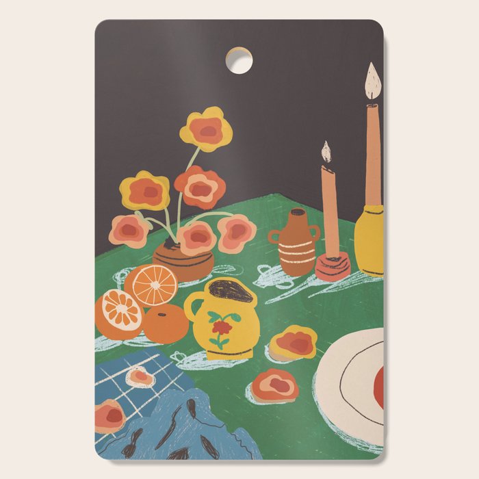 Green table Cutting Board Gallery Image 1