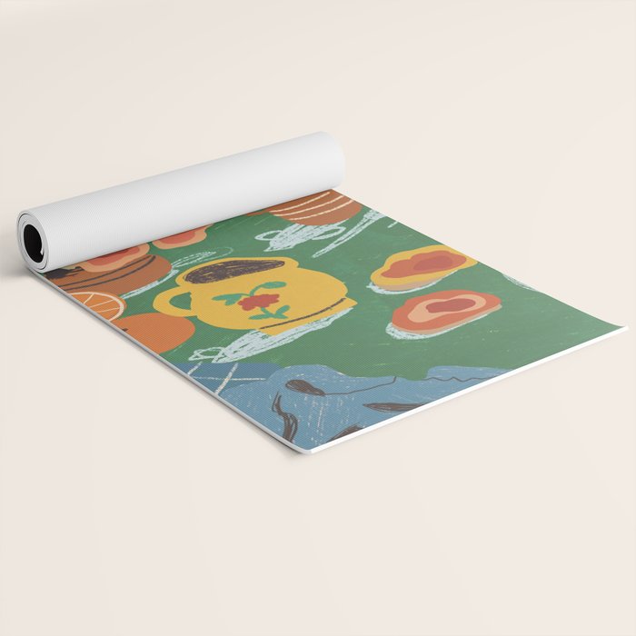 Green table Yoga Mat Gallery Image 2
