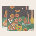 Green table Placemat Gallery Image 1