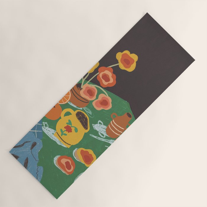 Green table Yoga Mat Gallery Image 1