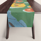 Green table Table Runner Gallery Image 1