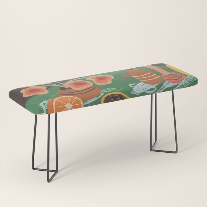 Green table Bench Gallery Image 1