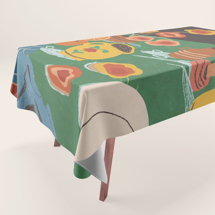 Green table Tablecloth Gallery Image 1