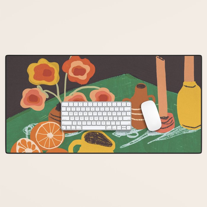 Green table Desk Mat Gallery Image 1