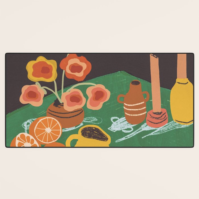 Green table Desk Mat Gallery Image 3