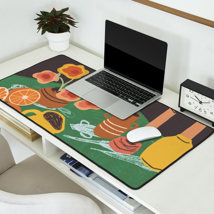 Green table Desk Mat Gallery Image 2