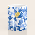 Porcelain Magnolias Flowers and Lemons Coffee Mug Gallery Image 4