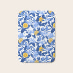 Porcelain Magnolias Flowers and Lemons Bath Mat Gallery Image 1