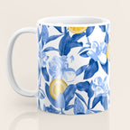 Porcelain Magnolias Flowers and Lemons Coffee Mug Gallery Image 3