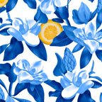 Porcelain Magnolias Flowers and Lemons Coffee Mug Gallery Image 2