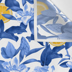 Porcelain Magnolias Flowers and Lemons Wall Tapestry Gallery Image 3