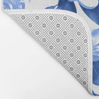 Porcelain Magnolias Flowers and Lemons Bath Mat Gallery Image 2