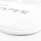 The Road Not Taken by Robert Frost Bath Mat Gallery Image 3