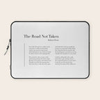The Road Not Taken by Robert Frost Laptop Sleeve Gallery Image 1