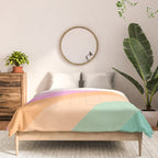 Retro Rainbow Happy full Typography Comforter Gallery Image 3
