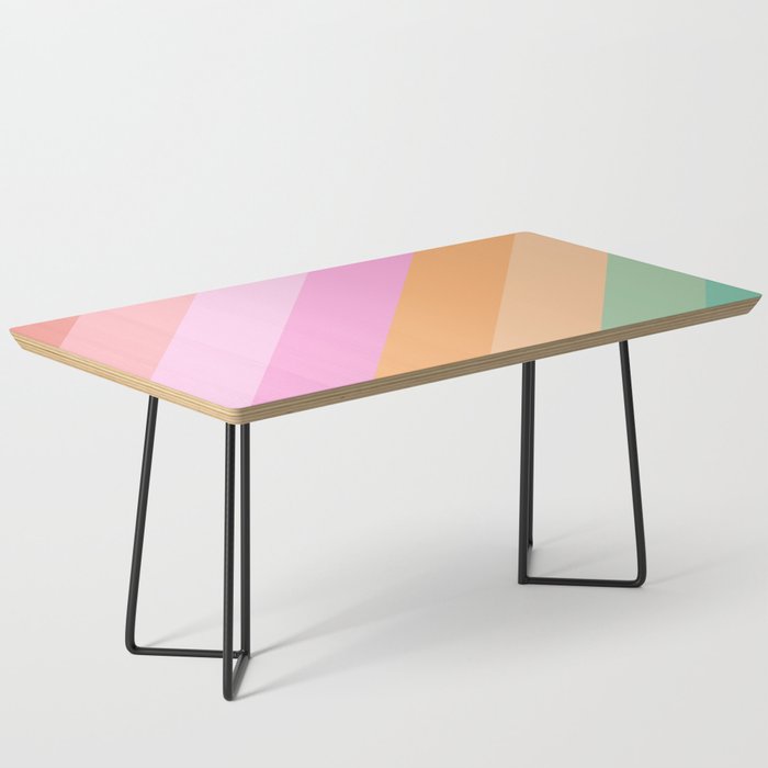 Retro Rainbow Happy full Typography Coffee Table Gallery Image 1