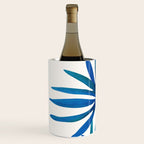 Sunny Palms in Indigo and Pink Wine Chiller Gallery Image 2