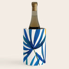 Sunny Palms in Indigo and Pink Wine Chiller Gallery Image 1