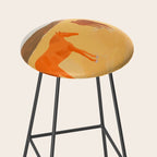 Horses in the Golden Field Stool Gallery Image 2