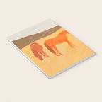 Horses in the Golden Field Notebook Gallery Image 3