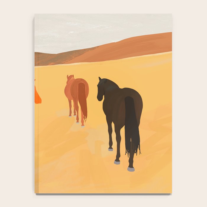 Horses in the Golden Field Notebook Gallery Image 4