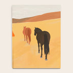 Horses in the Golden Field Notebook Gallery Image 4