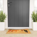 Horses in the Golden Field Welcome Mat Gallery Image 3