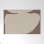 Modern Organic Neutral Shape  Welcome Mat Gallery Image 1