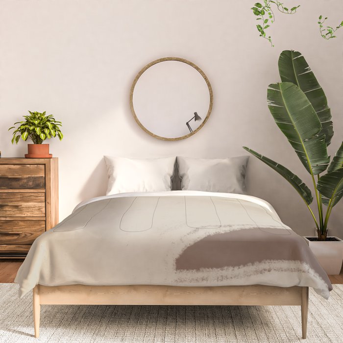 Modern Organic Neutral Shape  Comforter Gallery Image 3