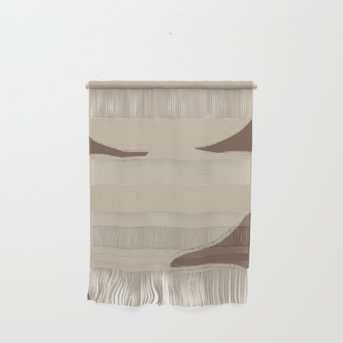 Modern Organic Neutral Shape  Wall Hanging Gallery Image 1