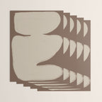 Modern Organic Neutral Shape  Wrapping Paper Gallery Image 3