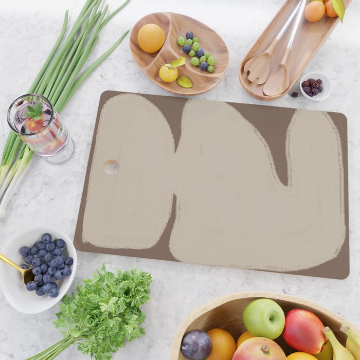 Modern Organic Neutral Shape  Cutting Board Gallery Image 2