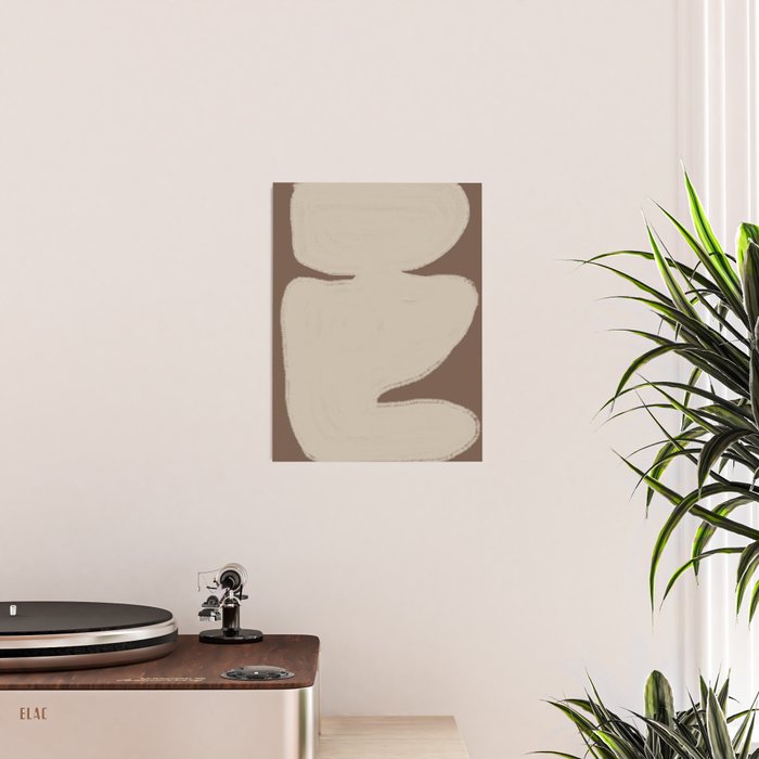 Modern Organic Neutral Shape  Poster Gallery Image 2