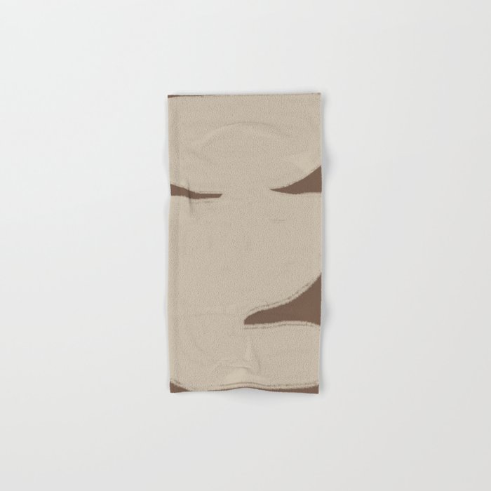 Modern Organic Neutral Shape  Bath Towel Gallery Image 1