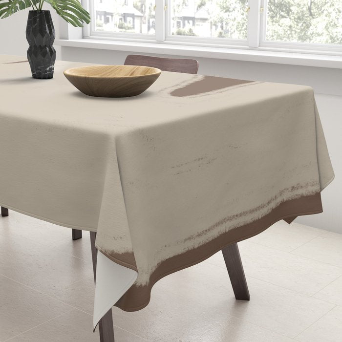 Modern Organic Neutral Shape  Tablecloth Gallery Image 3
