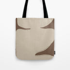 Modern Organic Neutral Shape  Tote Bag Gallery Image 1