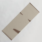Modern Organic Neutral Shape  Yoga Mat Gallery Image 1
