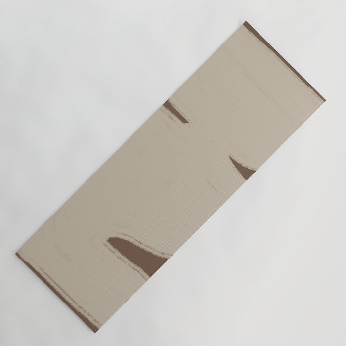 Modern Organic Neutral Shape  Yoga Mat Gallery Image 1