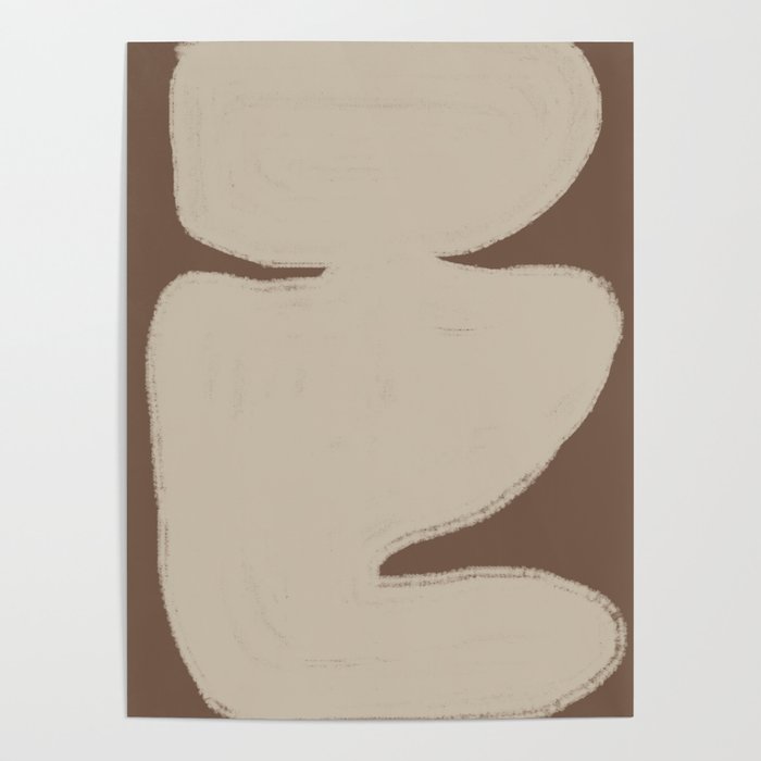 Modern Organic Neutral Shape  Poster Gallery Image 4