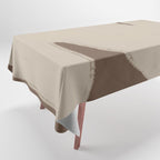 Modern Organic Neutral Shape  Tablecloth Gallery Image 1
