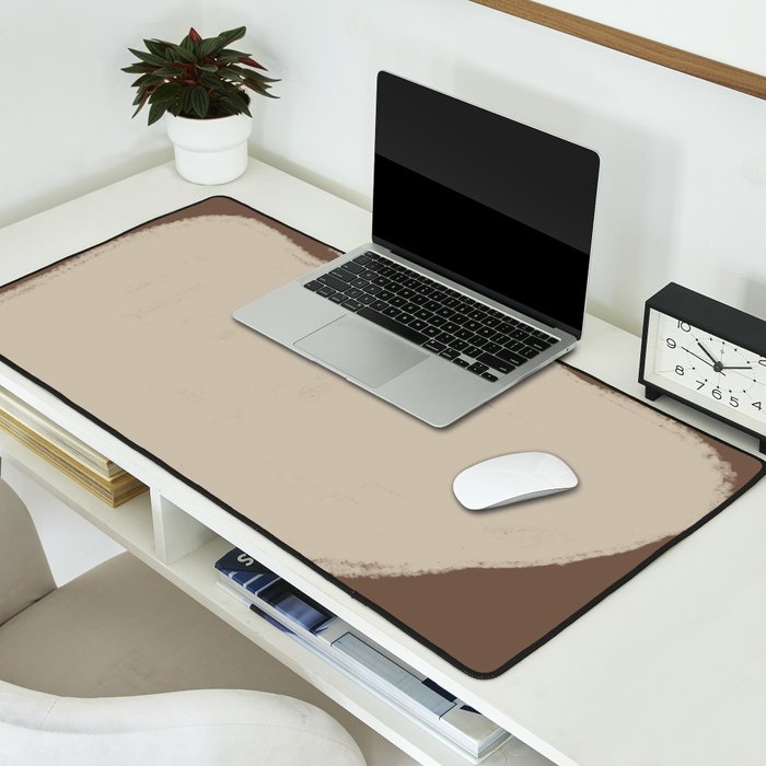 Modern Organic Neutral Shape  Desk Mat Gallery Image 2