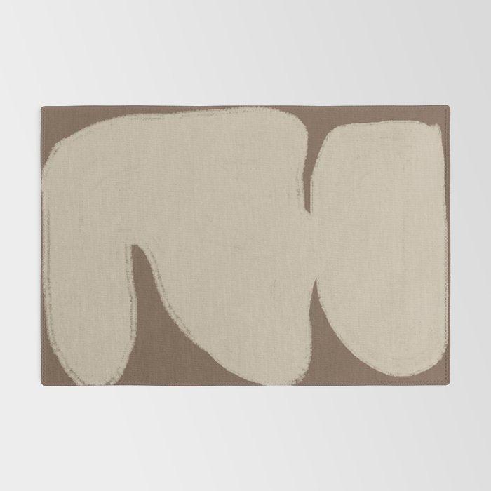 Modern Organic Neutral Shape  Rug Gallery Image 2